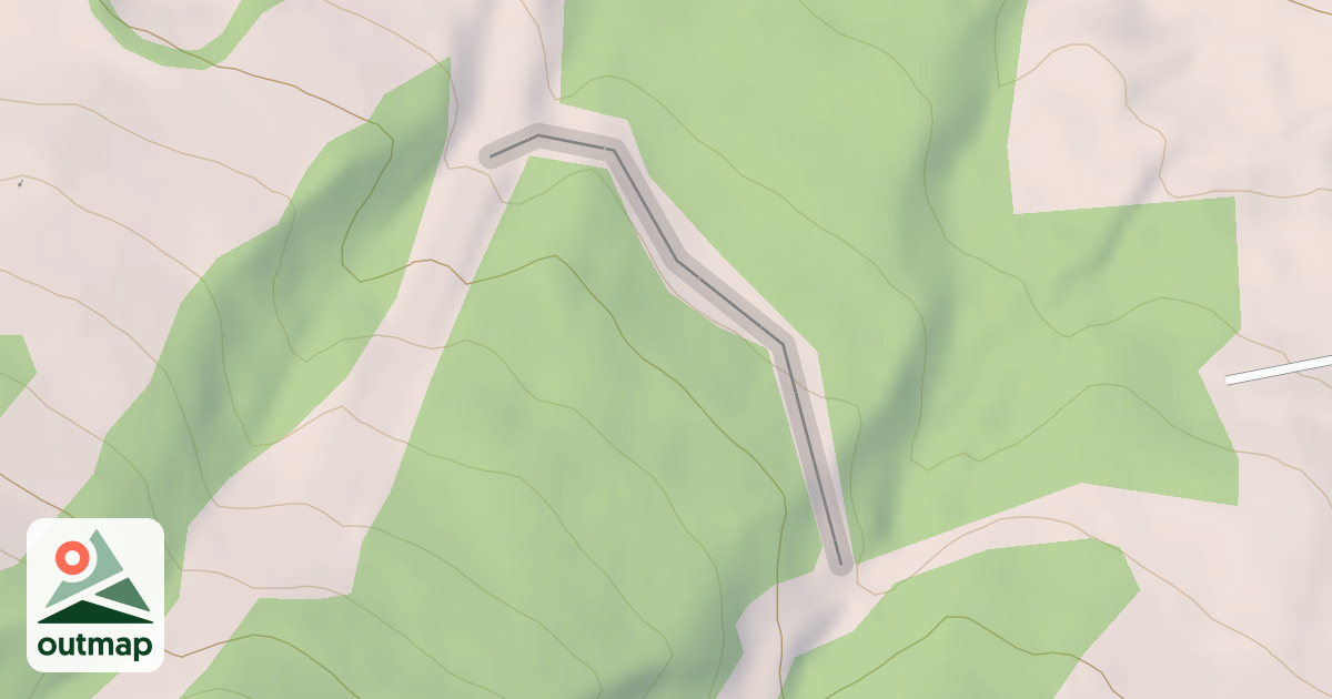 Map of Alpine to Craigleith Ski Across Trail