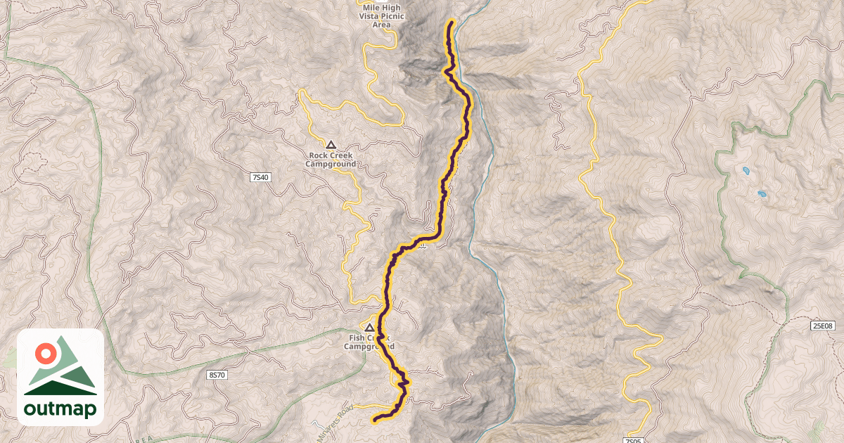 Map of French Trail