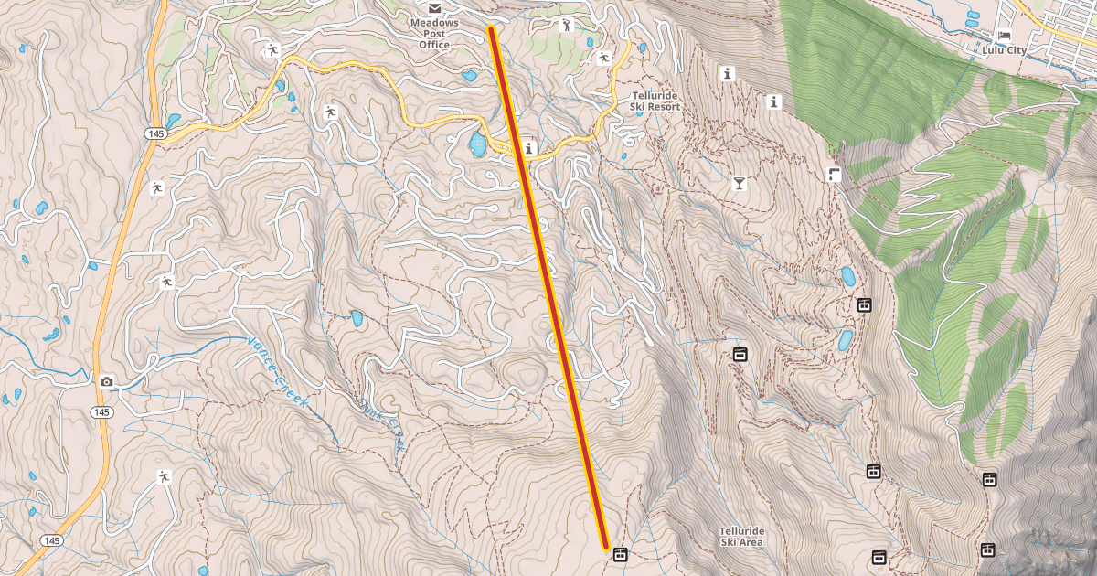 Map preview of Sunshine Express