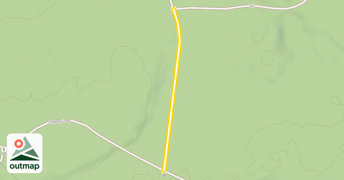 Map of Back Road