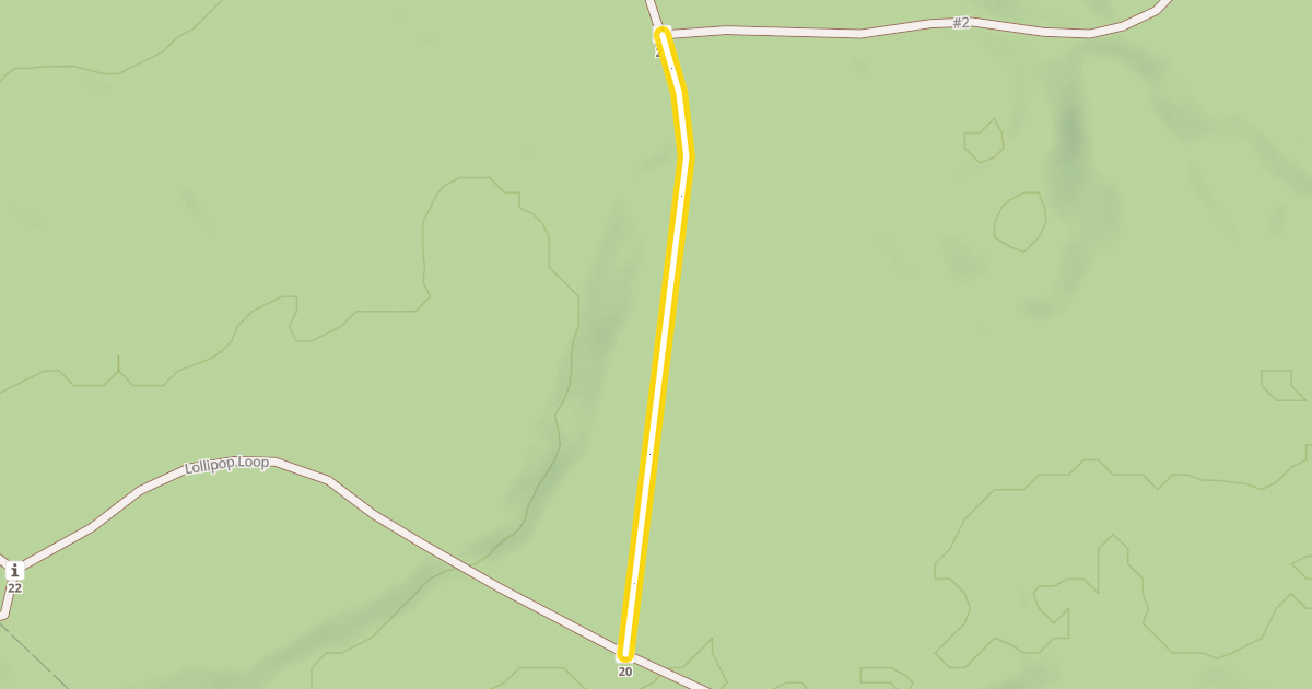 Map preview of Back Road