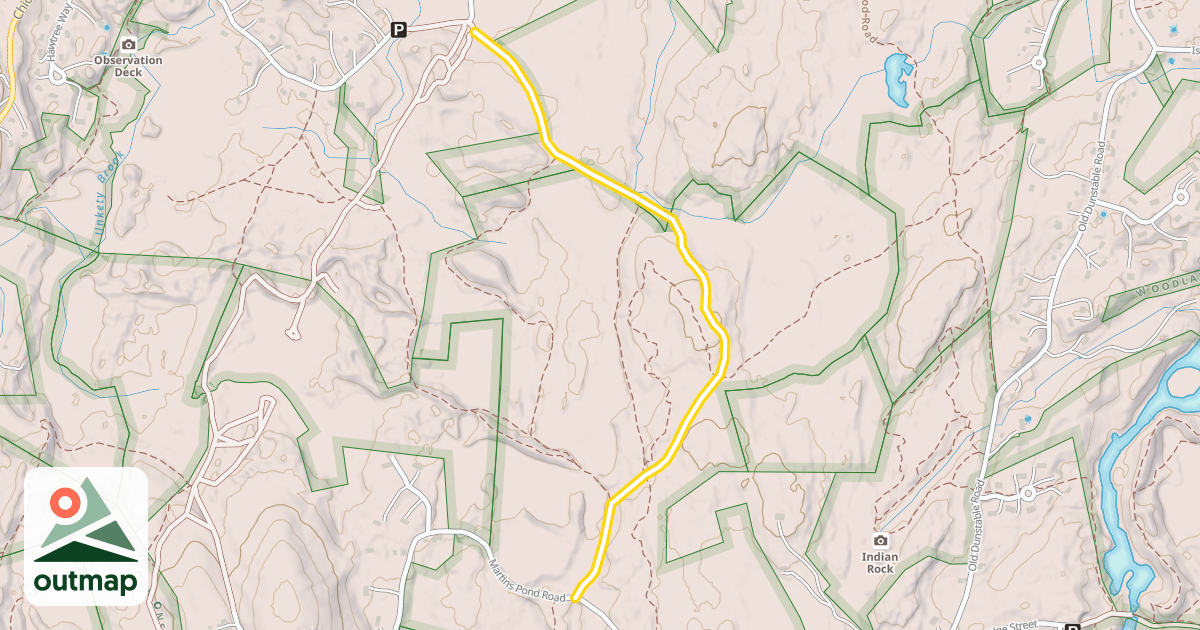 Map of Dan Parker Road