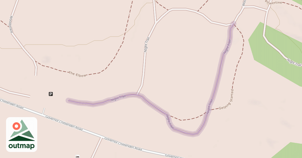 Map of Night Trail