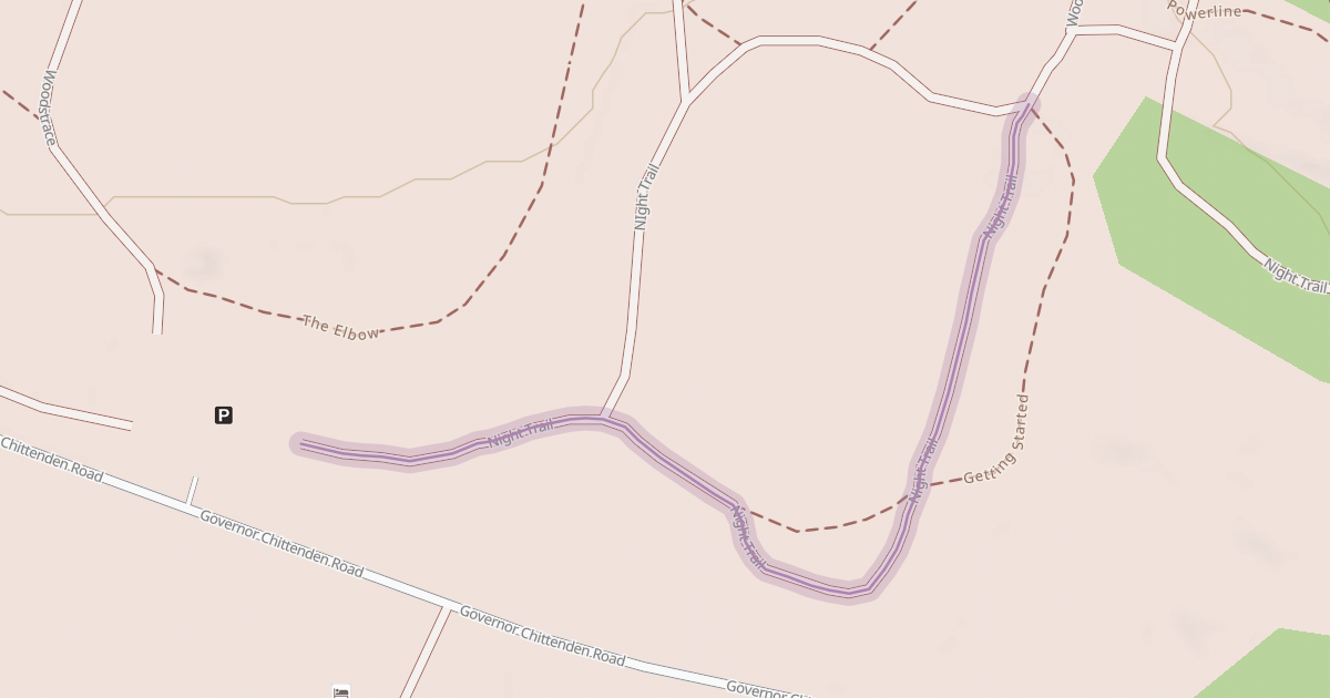 Map preview of Night Trail