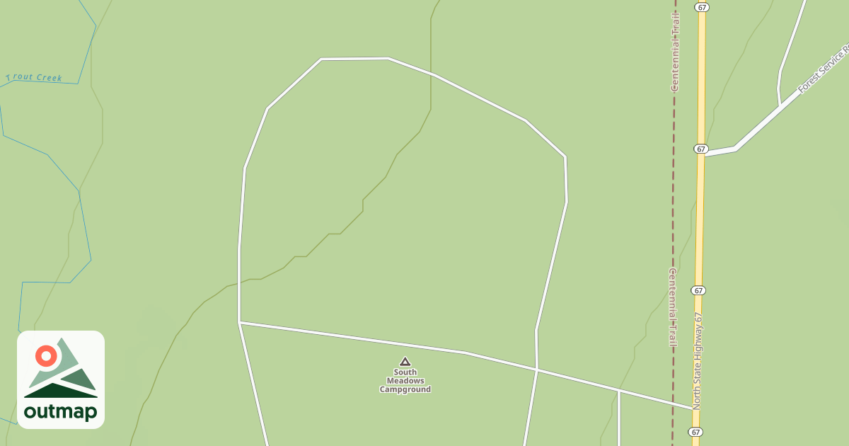Map of SOUTH MEADOWS CG CENTER RD N