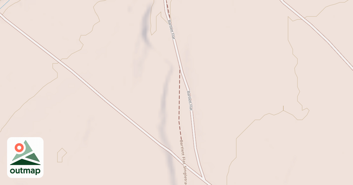Map of Bartlett Flat Singletrack