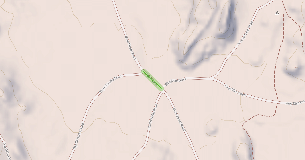 Map preview of Main Street