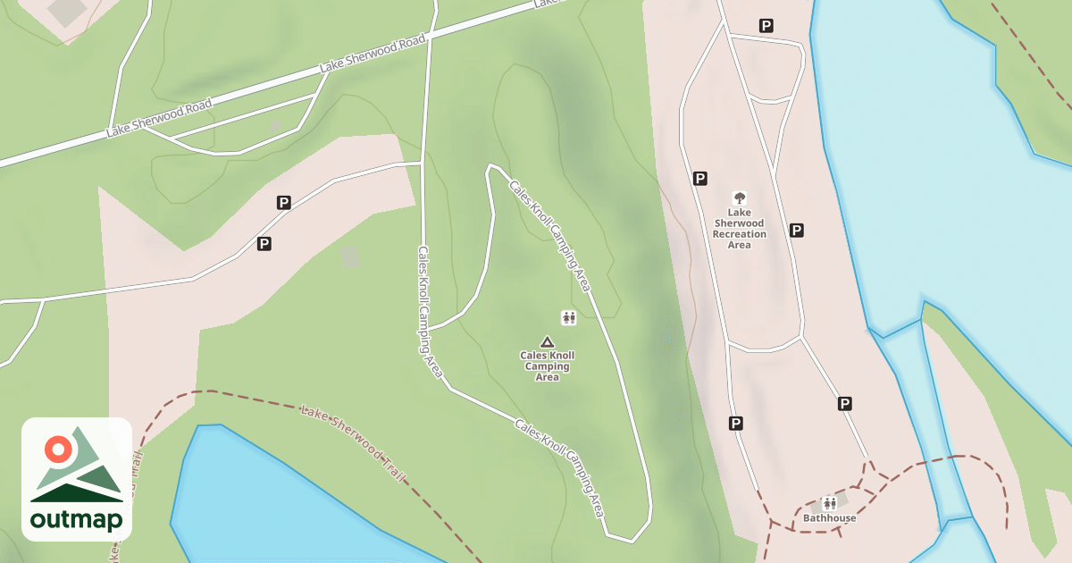 Map of SHERWOOD - CALES KNOLL