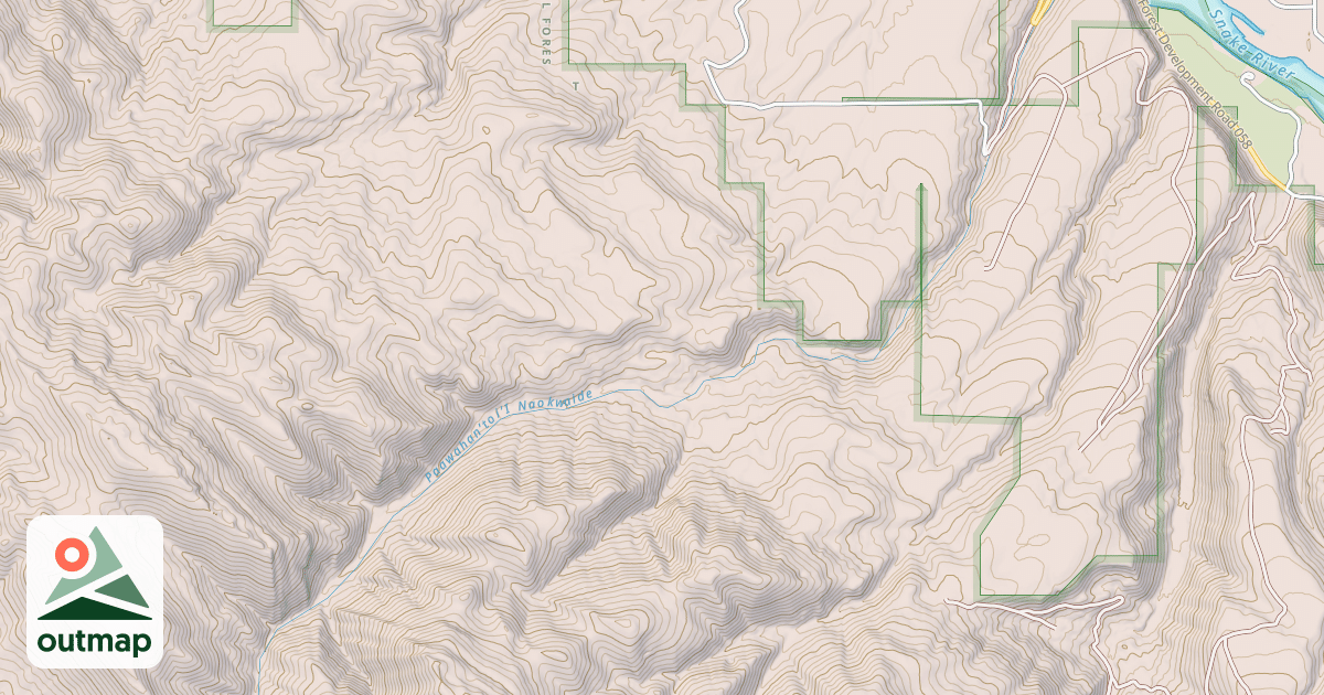 Map of Echo/indian Creek
