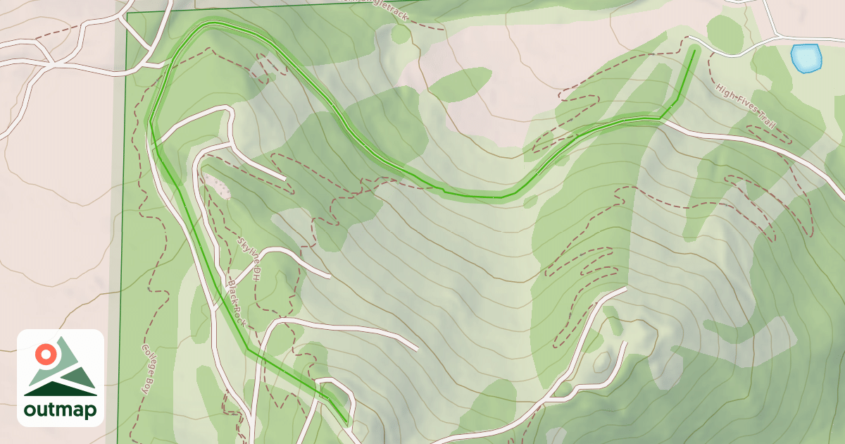 Map of Olsen Cutoff