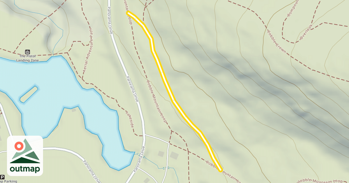 Map of Cobble Mountain Loop