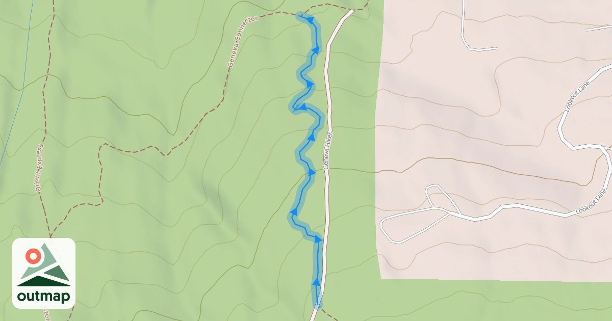 Map of Lower Mabel's Monkey-Wrench