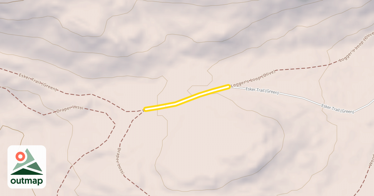 Map of Esker Trail (Green)
