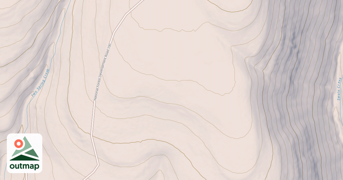 Map of USFS Motor Vehicle Use Map Roads {1C1EDDD2-024D-4492-93A2-50BF235E35A0}