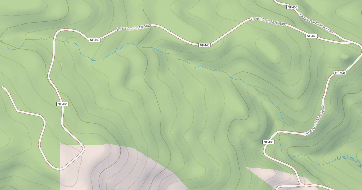 Map preview of USFS Motor Vehicle Use Map Roads {00174450-B2B6-437C-90AD-756B0A23C882}