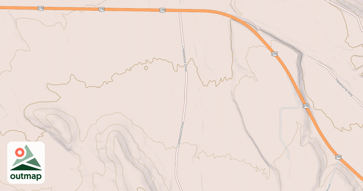 Map of ROCK CREEK