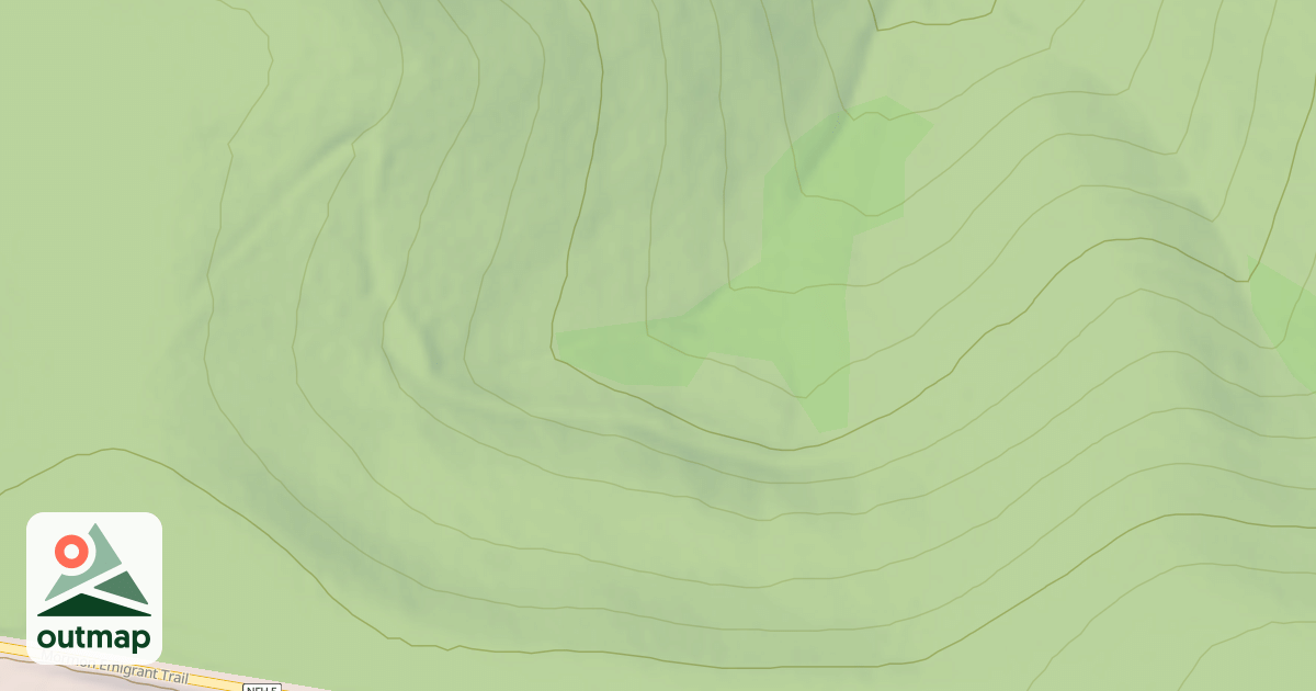 Map of BROWN ROCK