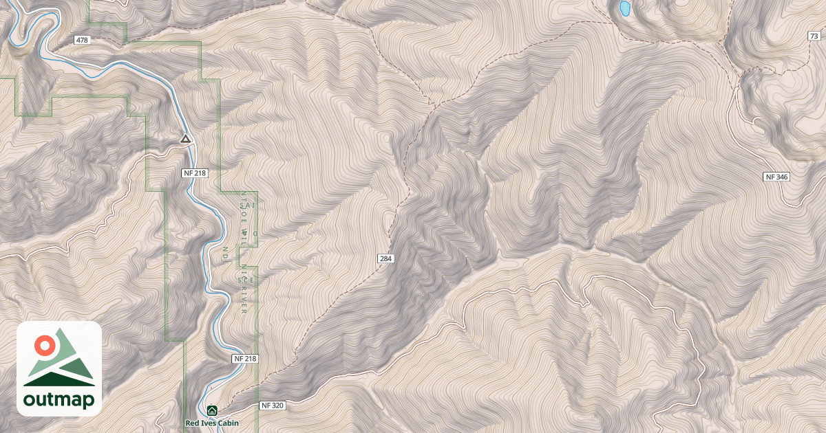 Map of Indian Peak