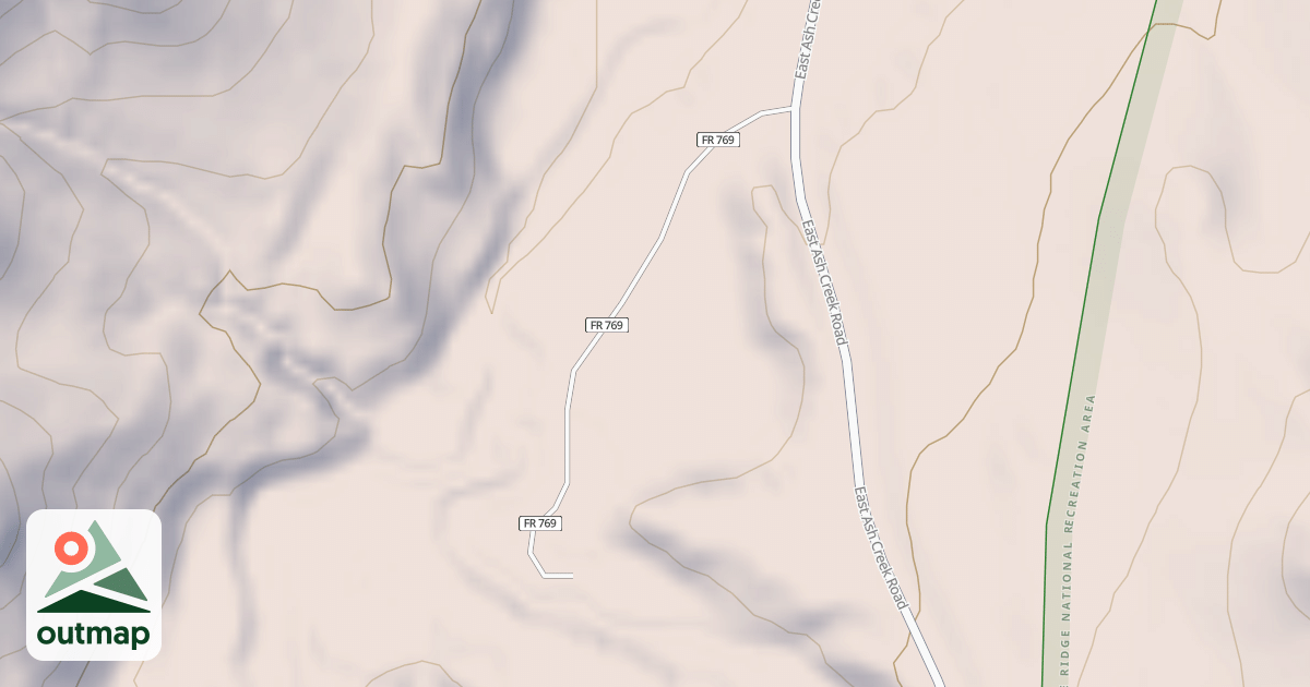 Map of USFS Motor Vehicle Use Map Roads {4F840DF5-C6A6-4AA2-A555-C6258AEC6E3D}