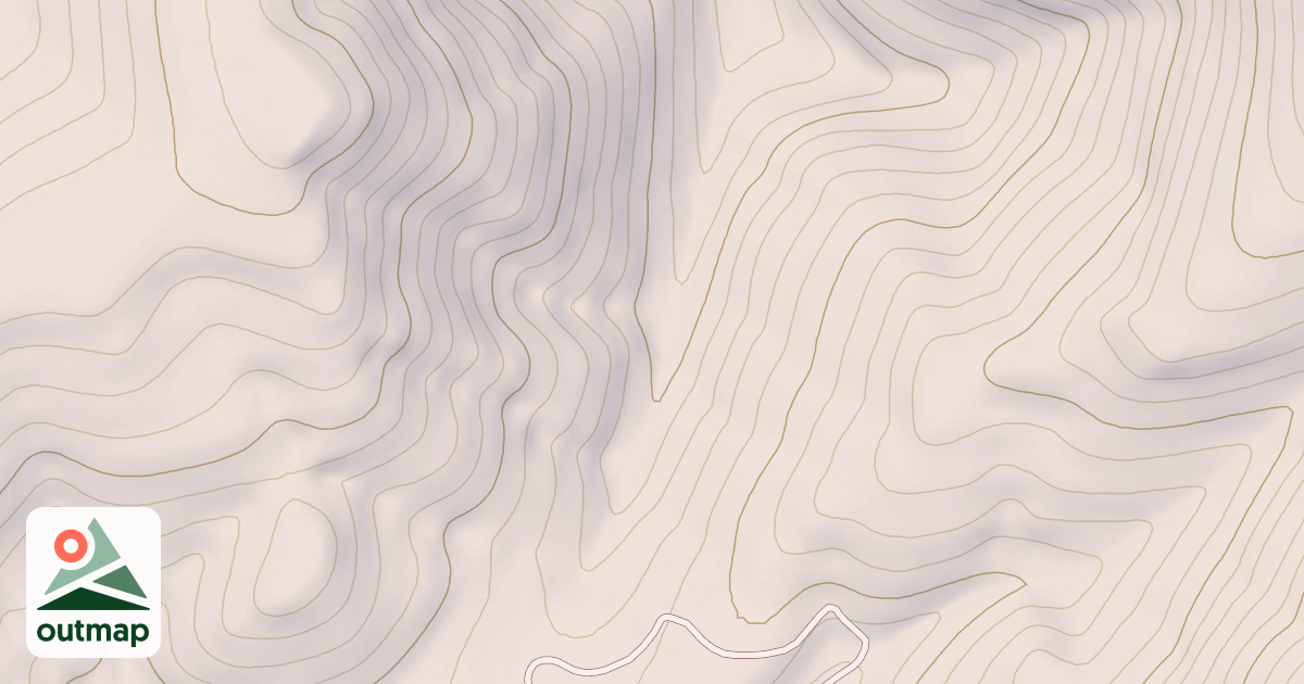 Map of Cold Springs/upper Dry Valley