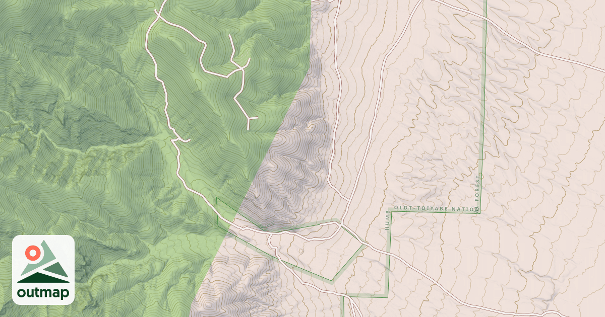 Map of BOWMAN CREEK