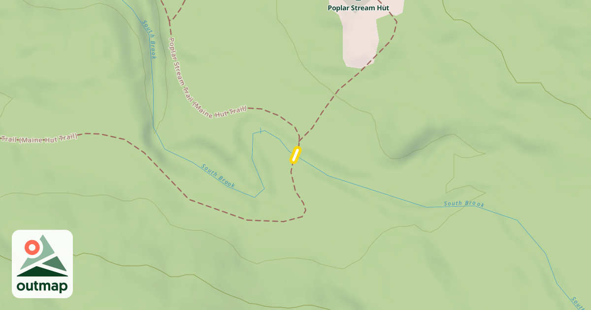 Map of Poplar Stream Trail