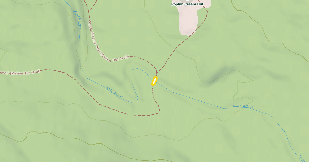Map preview of Poplar Stream Trail