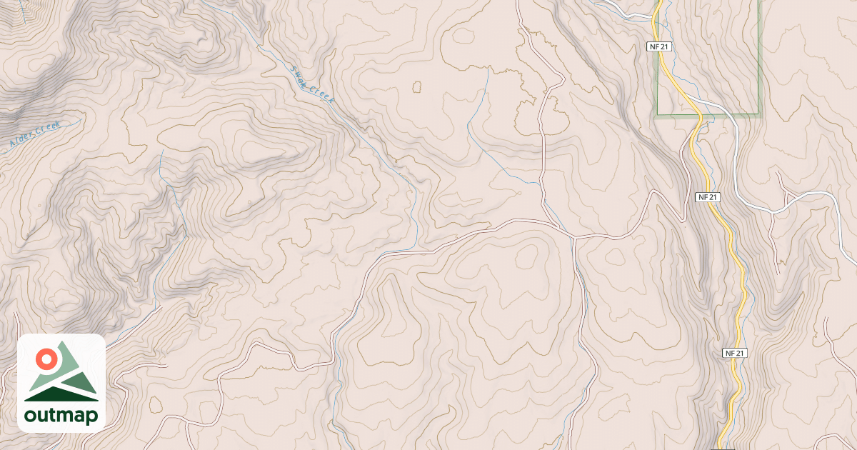 Map of USFS National Forest System Roads {71FC1460-1A84-4FA2-BF4D-0769F5AD1EB1}