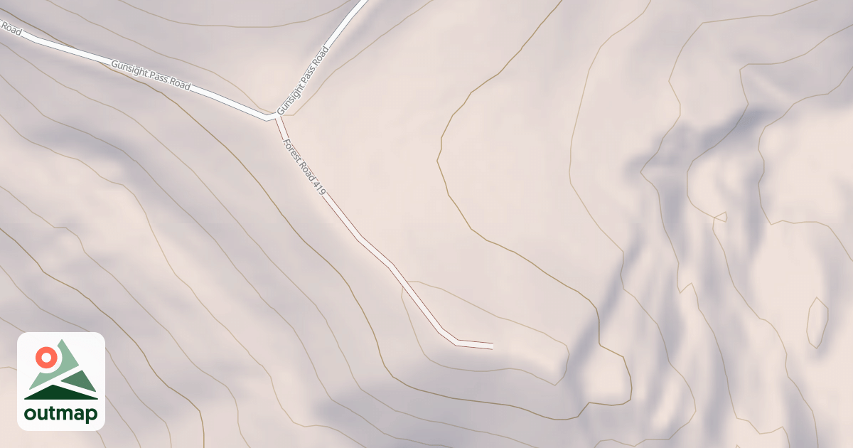 Map of BREAKNECK FLAT