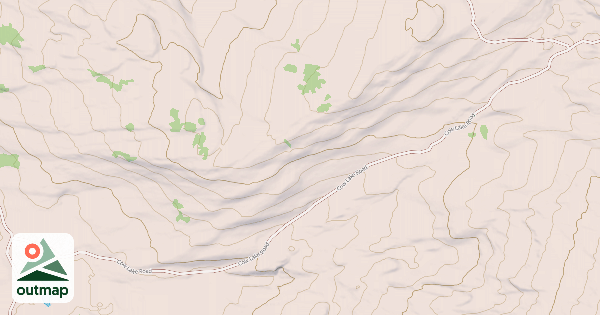 Map of COW LAKE