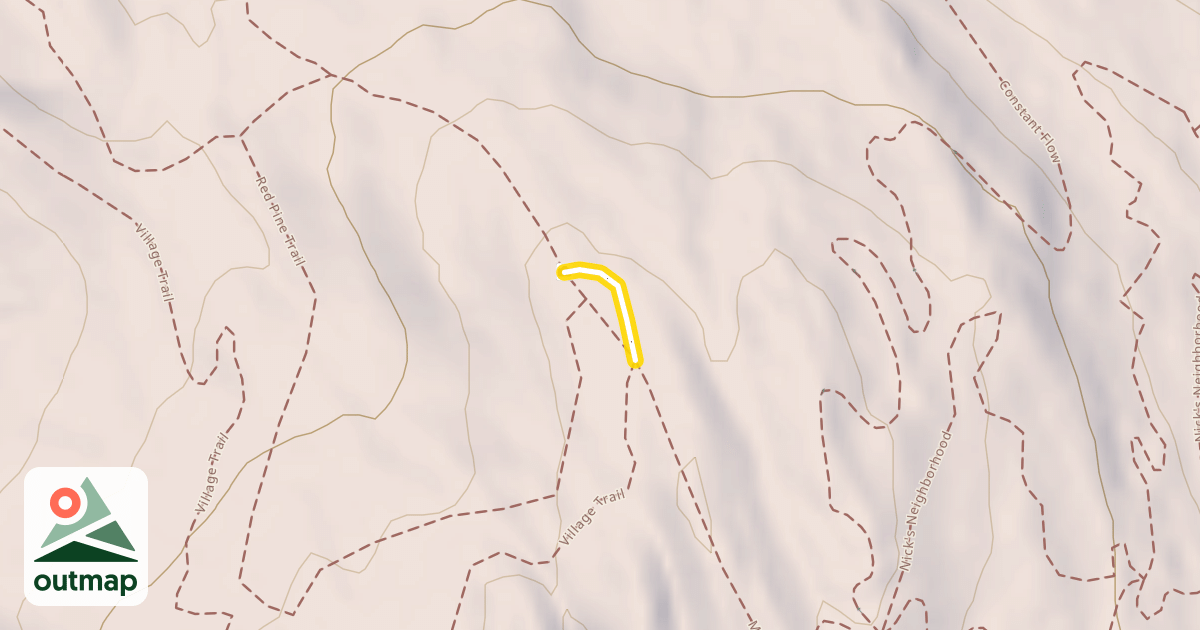 Map of Mount Peg Trail
