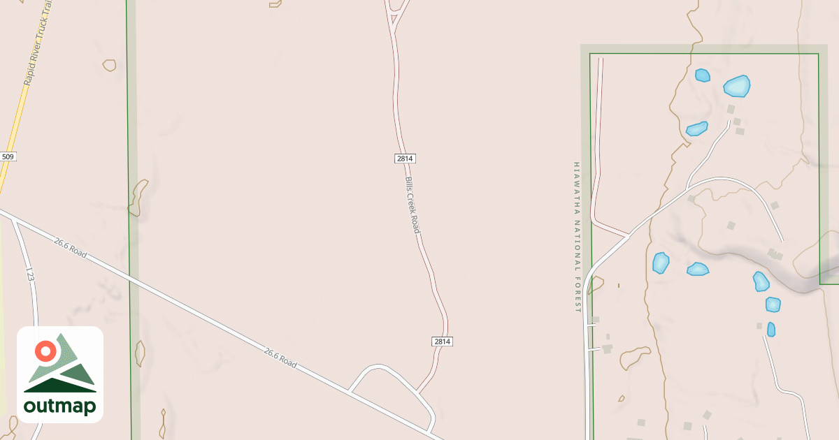 Map of BILLS CREEK