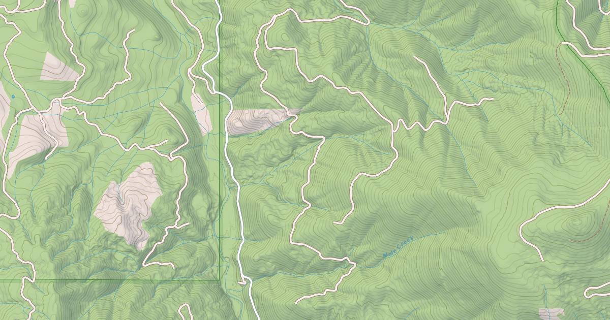 Map preview of MULE CREEK
