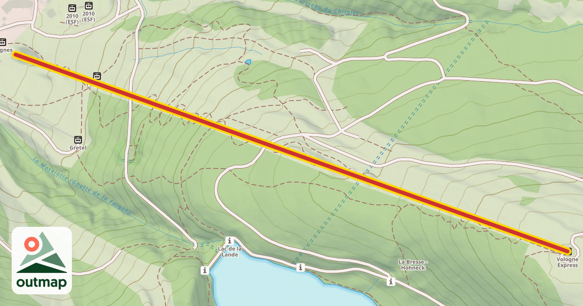 Map of Vologne Express