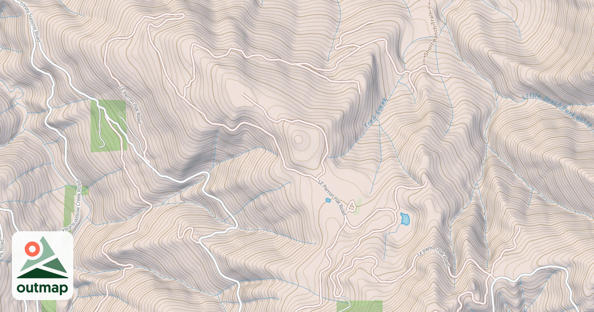 Map of LE PERRON FLAT
