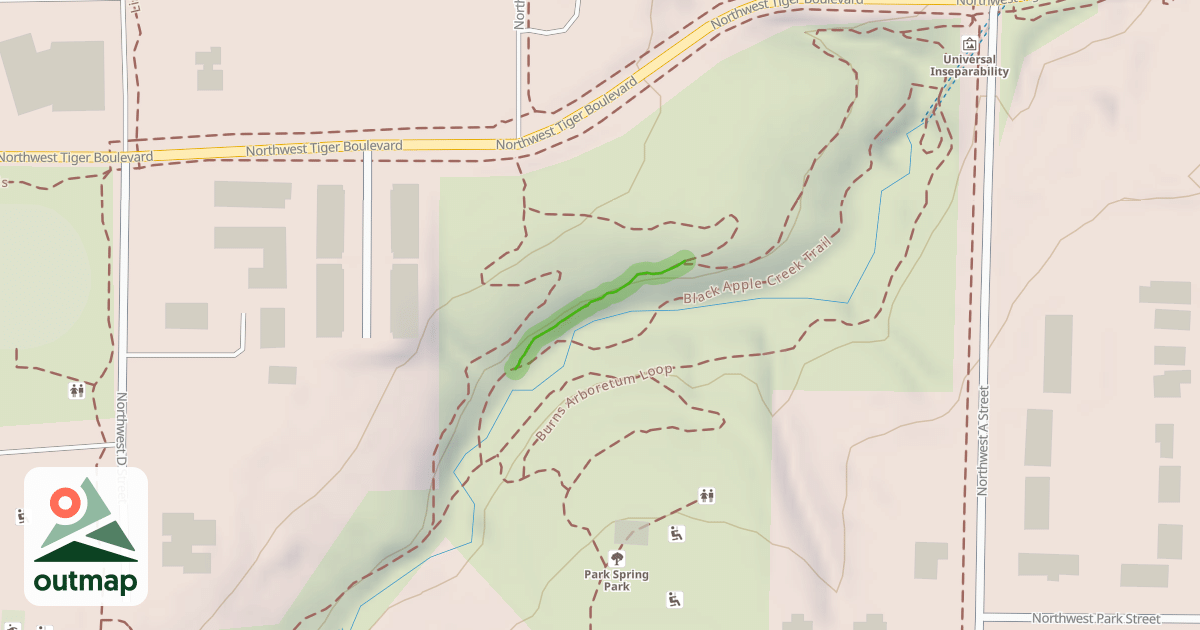 Map of Oak Connector
