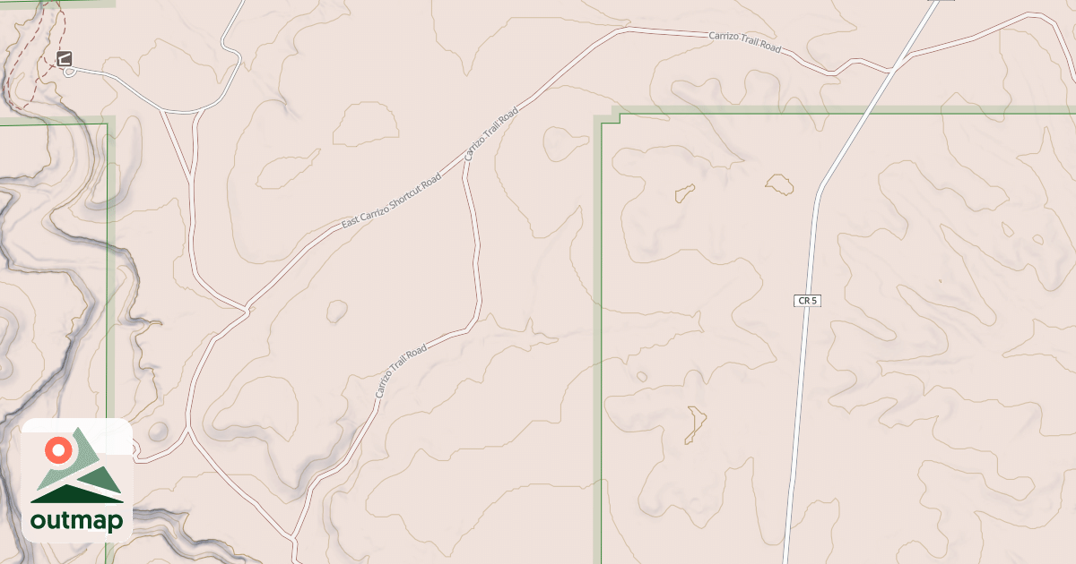 Map of CARRIZO TRAIL