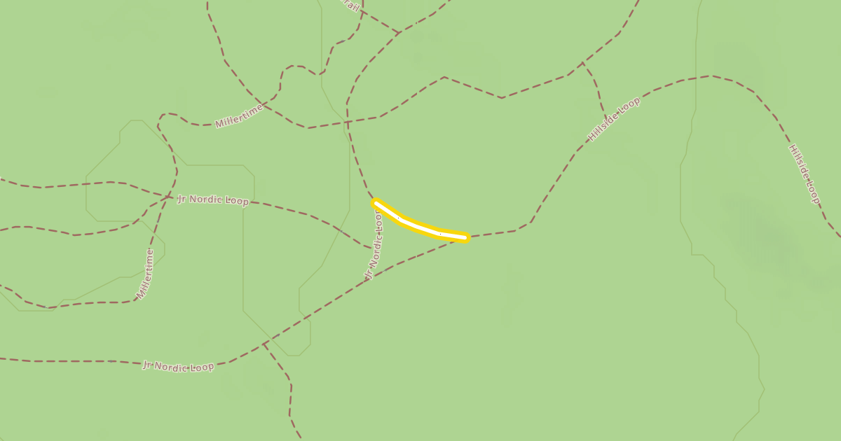 Map preview of Hillside Loop