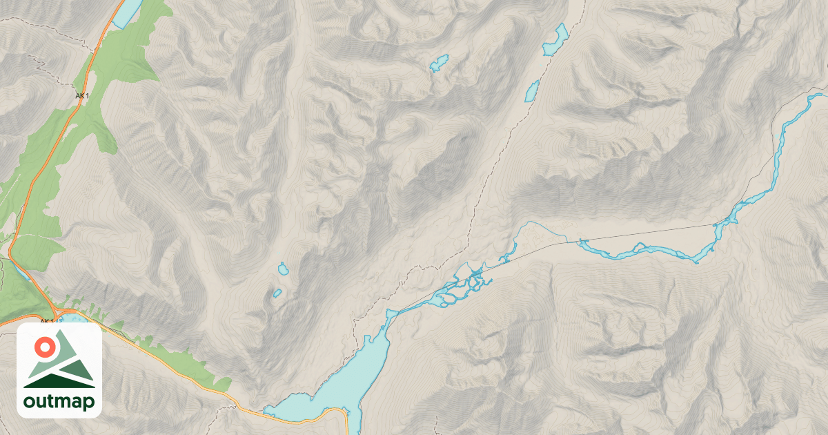 Map of Johnson Pass Trail