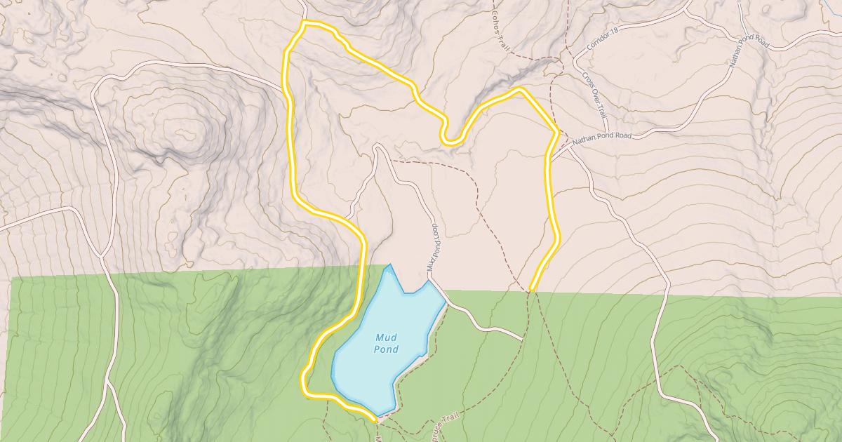 Map preview of Sugar Hill Run
