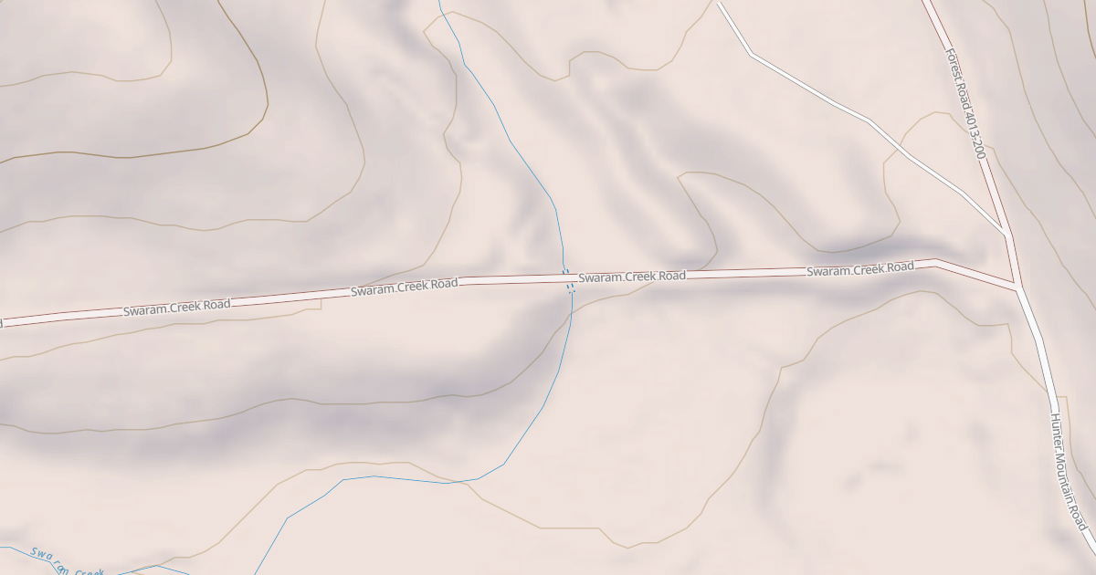Map preview of GOOSEBERRY CREEK