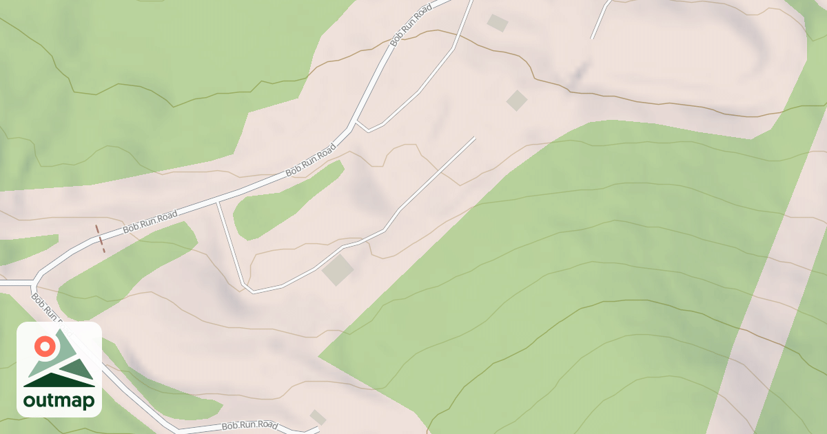 Map of Mt. Van Hoevenberg Olympic Bobsled Run