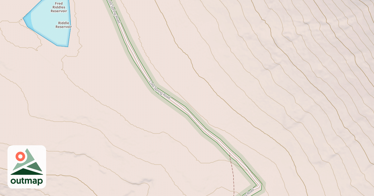Map of Desert Meadows Trail