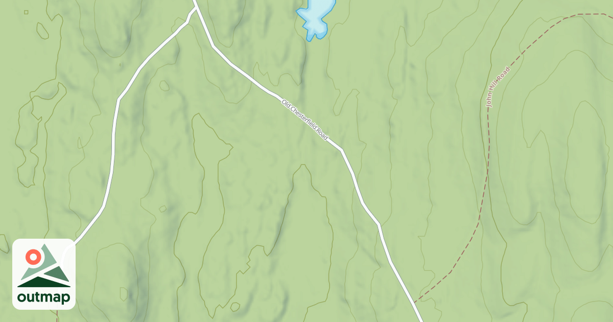 Map of Old Chesterfield Road