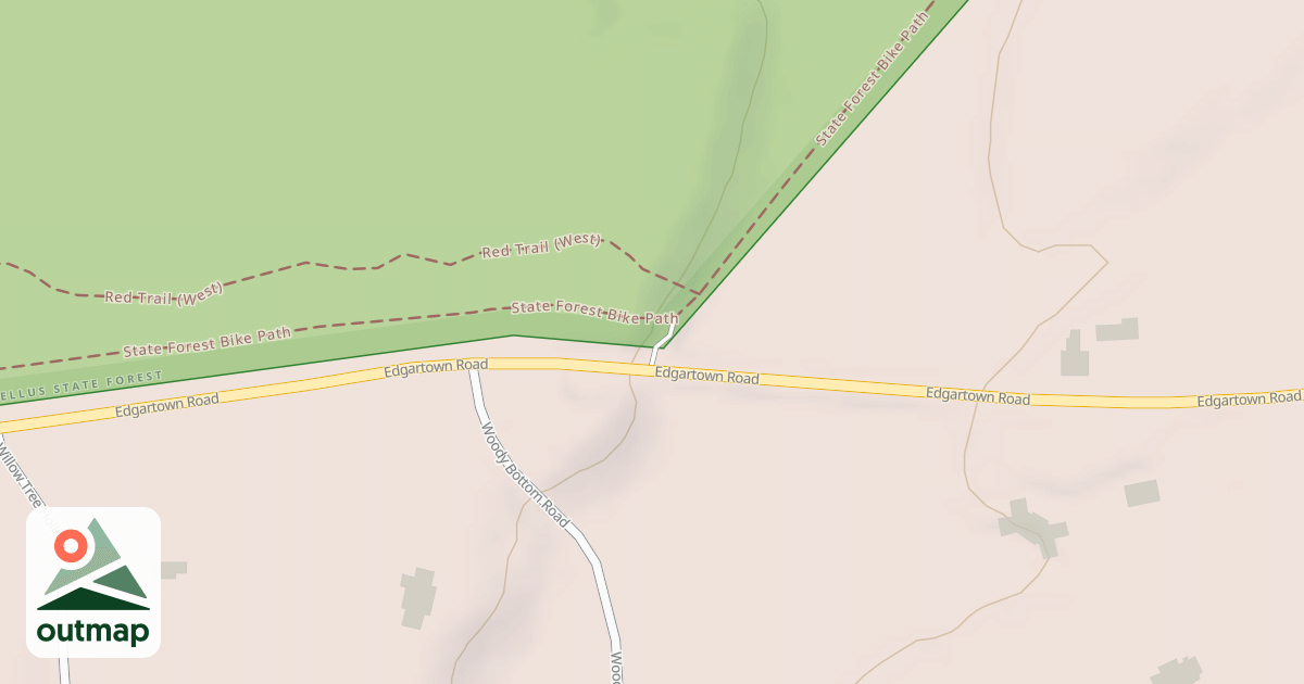 Map of Correllus Bike Path