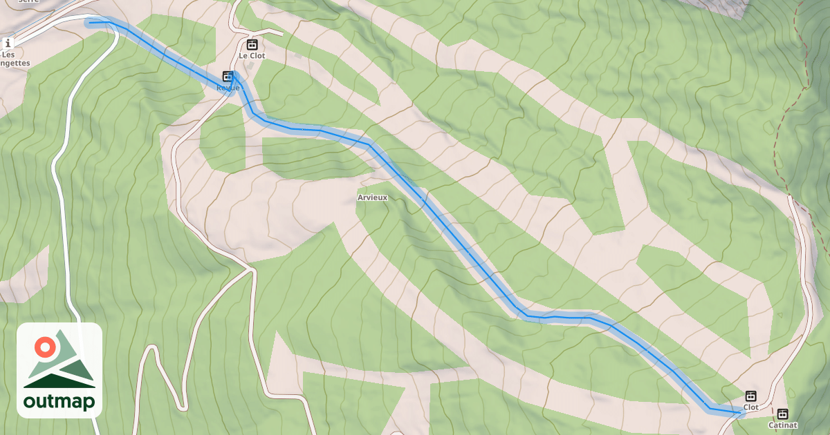 Map of Les Chevreuils