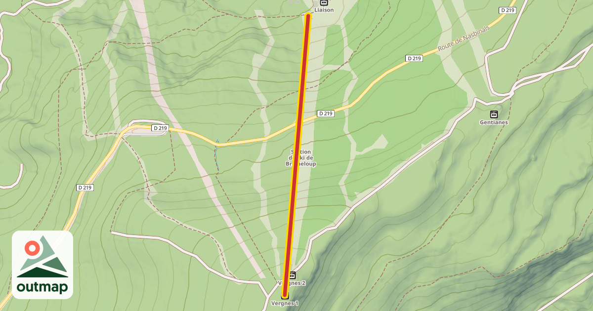 Map of Vergnes 1