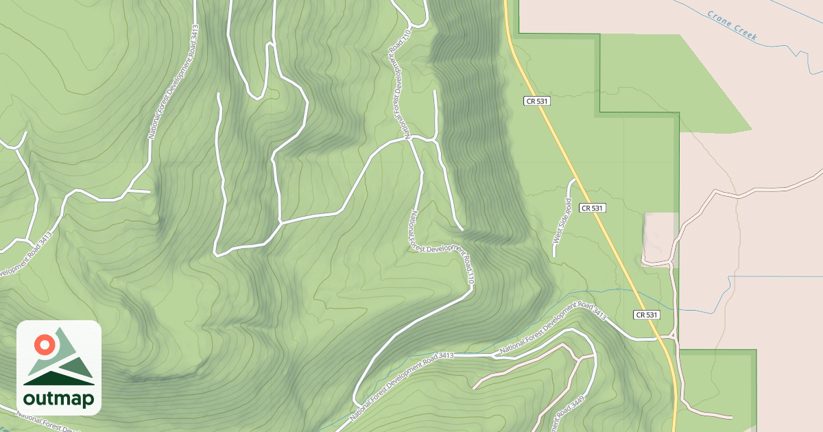 Map of 3513A