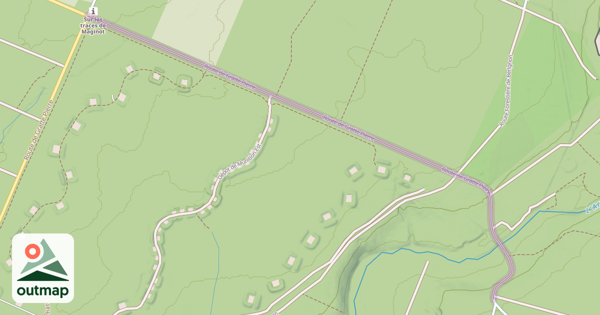 Map of Route de Gratte Pierre
