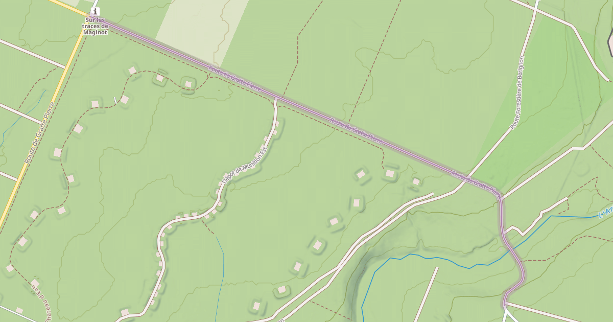 Map preview of Route de Gratte Pierre